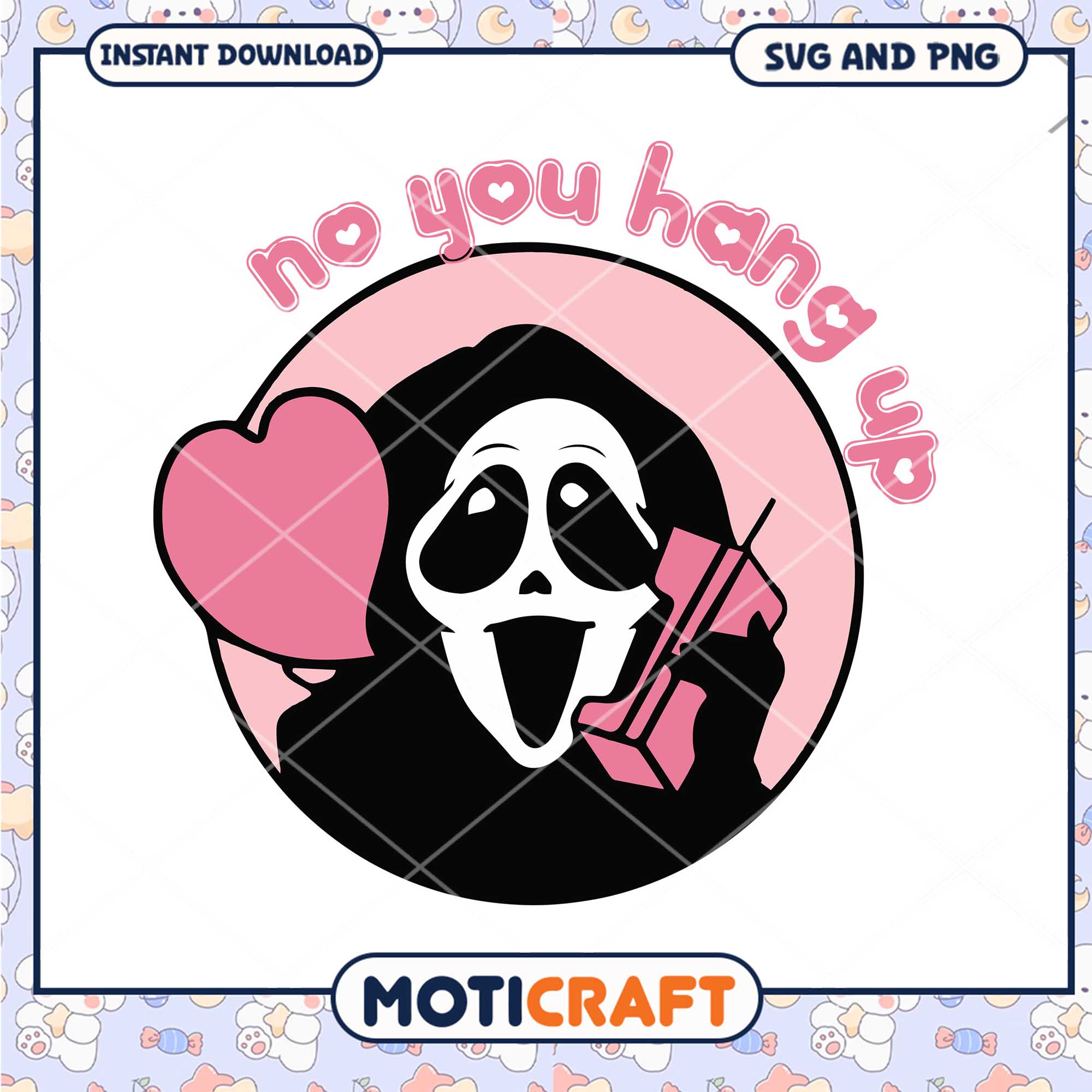 Excited Ghostface no you hang up png, Horror pink ghostface png Excited Ghostface no you hang up png, Horror pink ghostface png