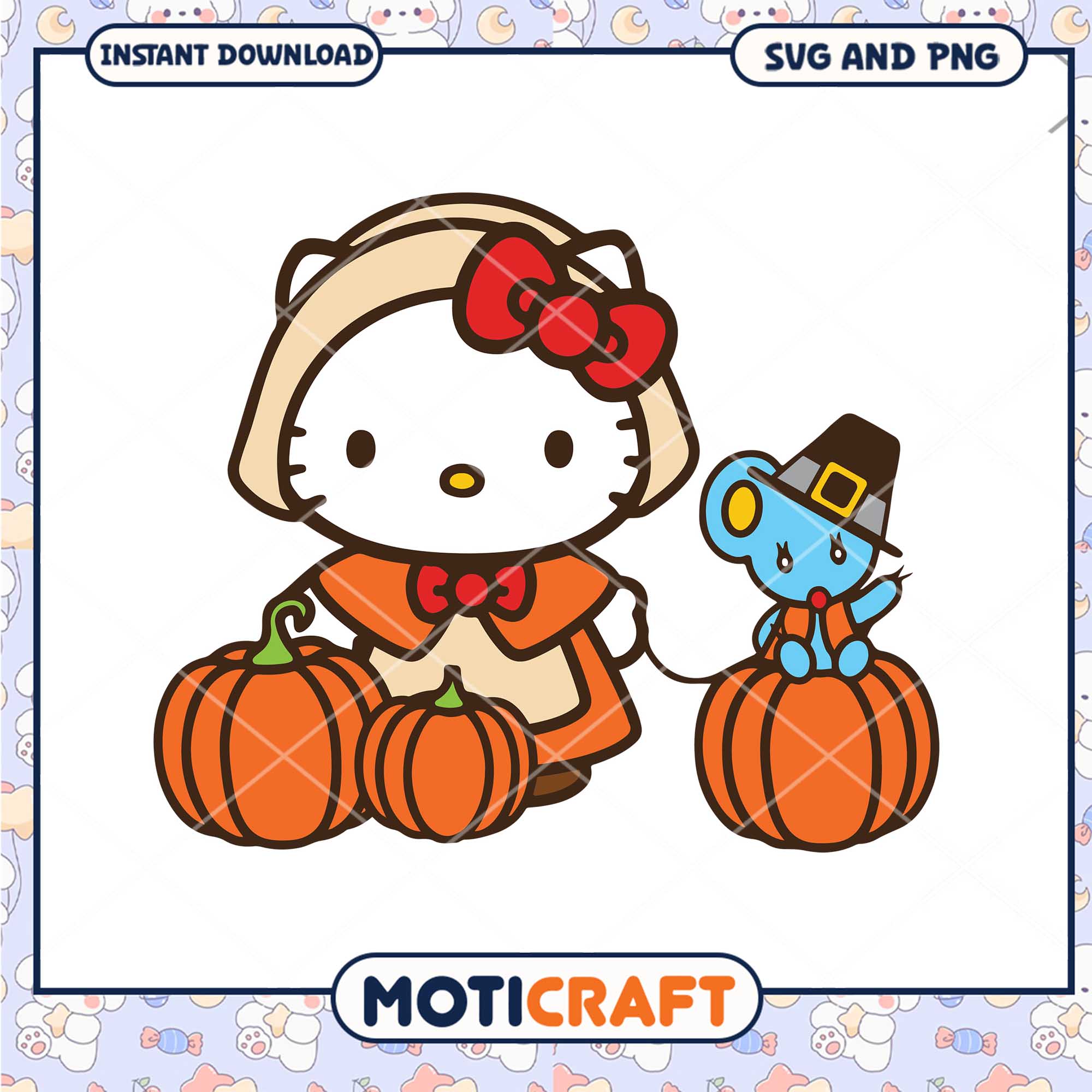 Fall pumpkin Hello Kitty halloween svg, Halloween svg, Hello Kitty svg