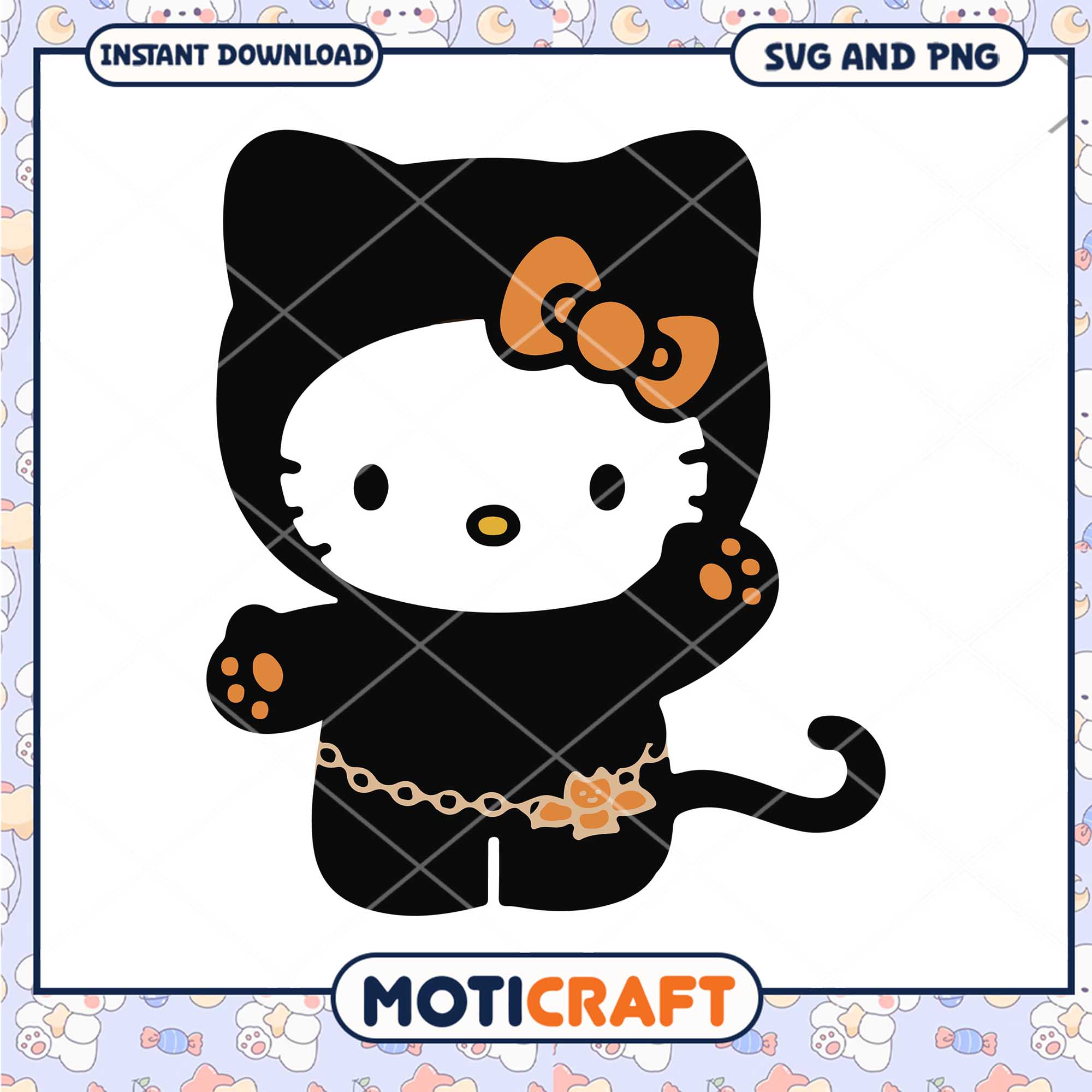 Black cat Hello Kitty halloween svg, Halloween svg, Hello Kitty svg Black cat Hello Kitty halloween svg, Halloween svg, Hello Kitty svg