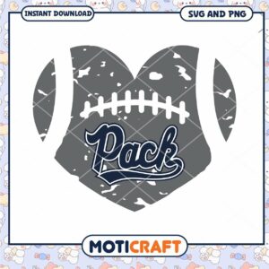 Nevada Wolf Pack heart rugby svg, Nevada Wolf Pack svg, NCAA svg