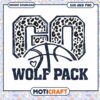 Nevada Wolf Pack go rugby ball svg, Nevada Wolf Pack svg, NCAA svg