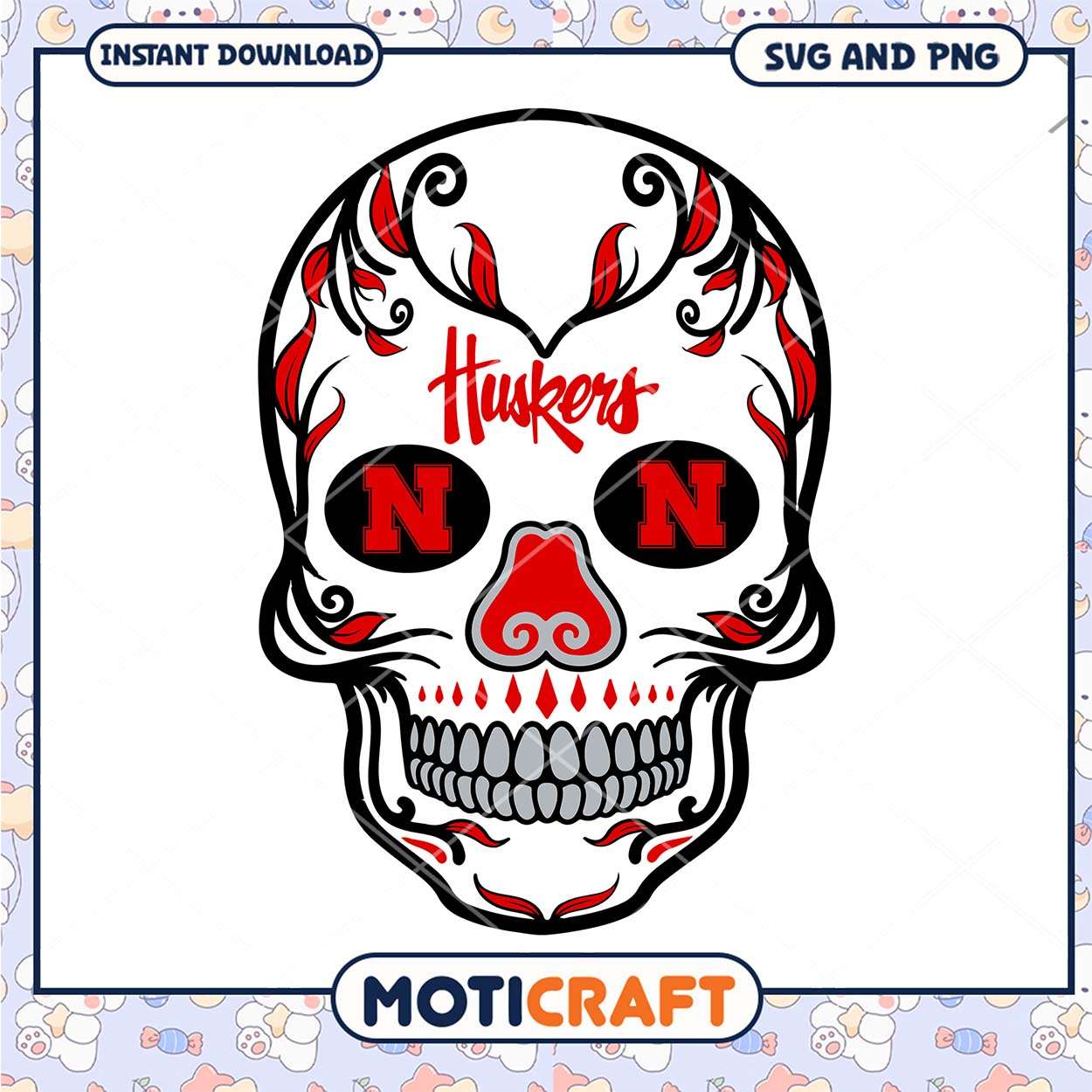 Nebraska vintage skull svg, Nebraska Cornhuskers svg, NCAA svg Nebraska vintage skull svg, Nebraska Cornhuskers svg, NCAA svg