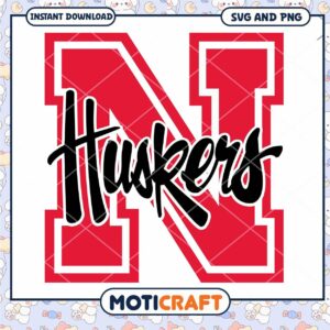 Nebraska logo team svg, Nebraska Cornhuskers svg, NCAA svg