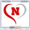 Nebraska heart shape svg, Nebraska Cornhuskers svg, NCAA svg 2 Nebraska heart shape svg, Nebraska Cornhuskers svg, NCAA svg