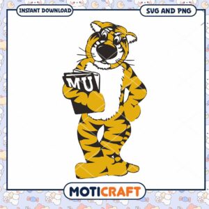 Missouri Tigers mascot MU svg, Missouri Tigers svg, NCAA svg