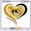 Missouri Tigers mascot heart svg, Missouri Tigers svg, NCAA svg