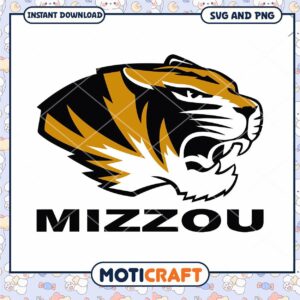 Missouri Tigers mascot mizzou svg, Missouri Tigers svg, NCAA svg