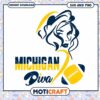 Michigan Wolverines diva svg, Michigan Wolverines svg, NCAA svg