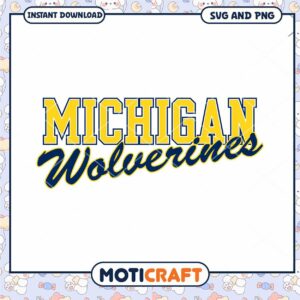 Michigan typeface svg, Michigan Wolverines svg, NCAA svg