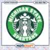 Michigan starbucks svg, Michigan State Spartans svg, NCAA svg