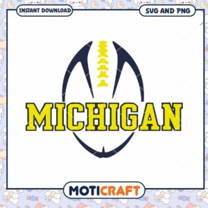 Michigan rugby design svg, Michigan Wolverines svg, NCAA svg