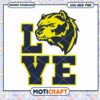 Michigan mascot love svg, Michigan Wolverines svg, NCAA svg (2)