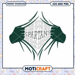 Michigan logo superhero svg, Michigan State Spartans svg, NCAA svg