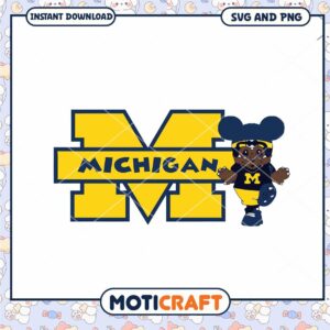 Michigan logo design svg, Michigan Wolverines svg, NCAA svg