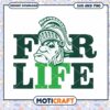 Michigan logo for life svg, Michigan State Spartans svg, NCAA svg