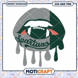 Michigan lips smelt svg, Michigan State Spartans svg, NCAA svg