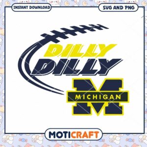 Michigan dilly dilly svg, Michigan Wolverines svg, NCAA svg