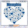 Memphis Tigers vintage heart svg, Memphis Tigers svg, NCAA svg