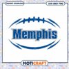 Memphis Tigers rugby ball svg, Memphis Tigers svg, NCAA svg