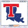Louisiana Tech ncaa team land svg, Louisiana Tech svg, NCAA svg