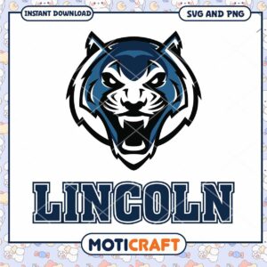 Lincoln mascot ncaa team svg, Lincoln University svg, NCAA svg