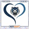 Lincoln heart shape svg, Lincoln University svg, NCAA svg