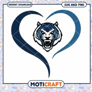 Lincoln heart shape svg, Lincoln University svg, NCAA svg