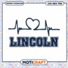Lincoln heartbeat svg, Lincoln University svg, NCAA svg