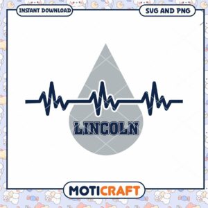Lincoln heart rate svg, Lincoln University svg, NCAA svg