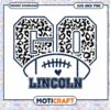 Lincoln go rugby ball svg, Lincoln University svg, NCAA svg