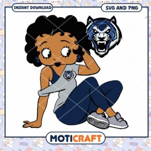 Lincoln Betty Boop logo svg, Lincoln University svg, NCAA svg