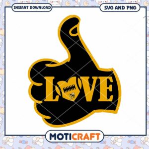 like love svg, Georgia Tech Yellow Jackets svg, NCAA svg