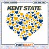 Kent State vintage heart svg, Kent State Golden Flashes svg, NCAA svg