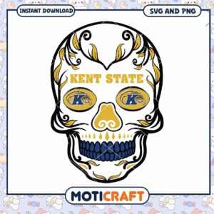 Kent State vintage skull svg, Kent State Golden Flashes svg, NCAA svg