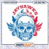 Jay hawks skull helmet retro svg, Jay hawks svg, NCAA svg