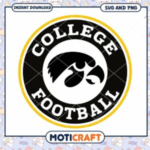 Iowa Hawkeyes college football svg, Iowa Hawkeyes svg, NCAA svg