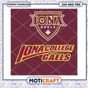 Iona Gaels logo ncaa team svg, Iona Gaels svg, NCAA svg