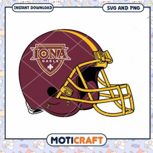 Iona Gaels logo ncaa team helmet svg, Iona Gaels svg, NCAA svg