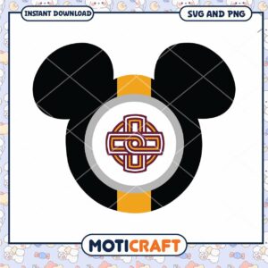 Iona Gaels logo Mickey head svg, Iona Gaels svg, NCAA svg