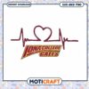 Iona Gaels logo heartbeat svg, Iona Gaels svg, NCAA svg