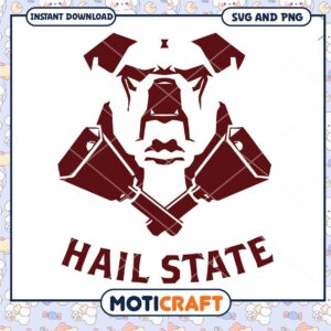 Mississippi hail state svg, Mississippi State Bulldogs svg, NCAA svg