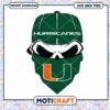 Miami Hurricanes skull bandana svg, Miami Hurricanes svg, NCAA svg