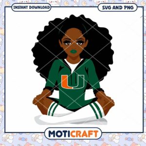 Miami Hurricanes meditate svg, Miami Hurricanes svg, NCAA svg