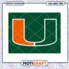 Miami Hurricanes logo team svg, Miami Hurricanes svg, NCAA svg