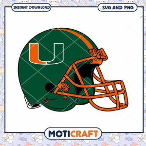 Miami Hurricanes logo helmet svg, Miami Hurricanes svg, NCAA svg