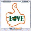 Miami Hurricanes hand like svg, Miami Hurricanes svg, NCAA svg