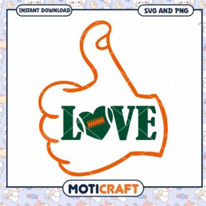 Miami Hurricanes hand like svg, Miami Hurricanes svg, NCAA svg