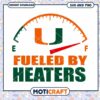 Miami Hurricanes fueled by haters svg, Miami Hurricanes svg, NCAA svg