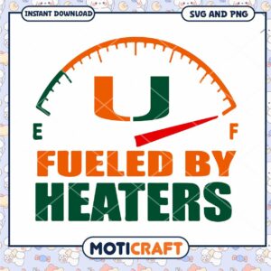 Miami Hurricanes fueled by haters svg, Miami Hurricanes svg, NCAA svg