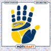 Marquette hand print svg, Marquette Golden Eagles svg, NCAA svg